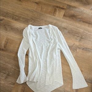 Express White Women's Cardigan Sweater